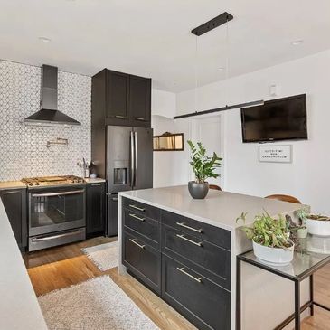 Fossil Grey Quartz Kitchen by Davan Granite