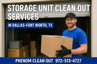 Storage Unit Clean Out Services