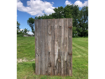 barn door back drop