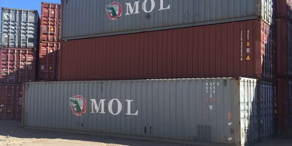Used shipping containers from various shipping lines in stock