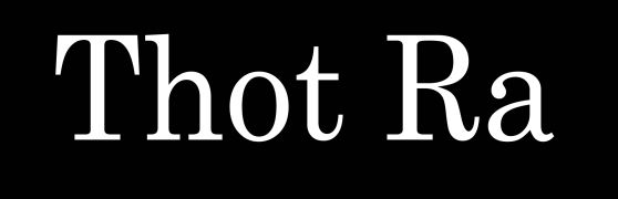 Logo de Thot Ra