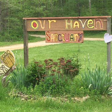 Our Haven entrance sign