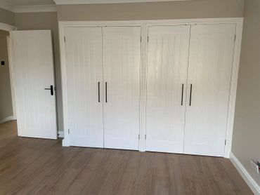 newly fitted wardrobes for client in sandy