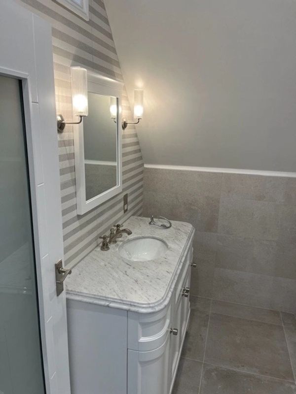 bathroom of double storey extension