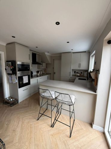 newly fitted kitchen in sandy bedfordshire