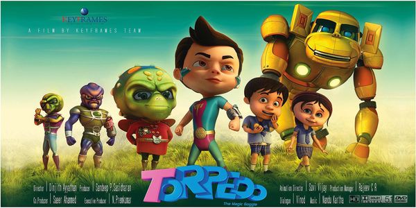 Animated characters from the film Torpedo The Magic Goggle by Keyframes.