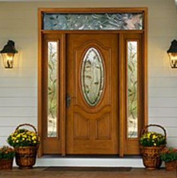 Textured Fiberglass Entry Door