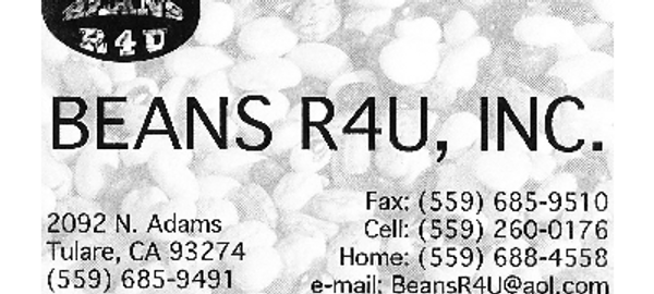 BEANS R4U, INC.