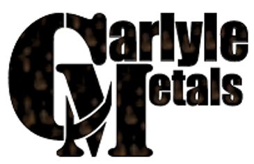 Logo for Carlyle Metals with stylized initials CM.