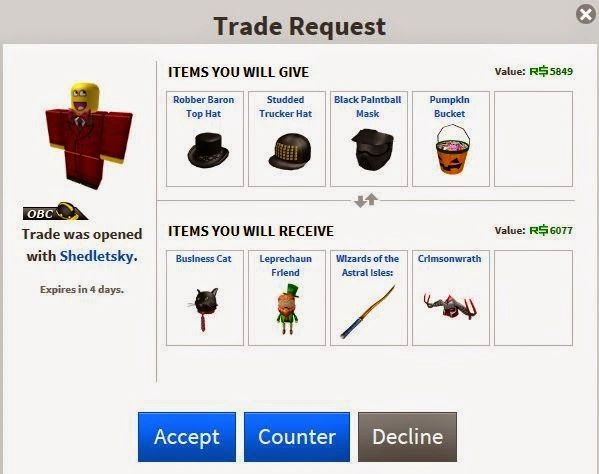 Accept Roblox Trade Requests