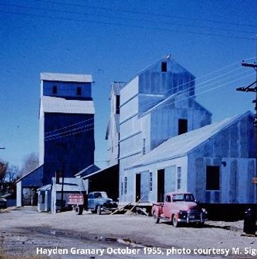 Hayden Granary in 1955