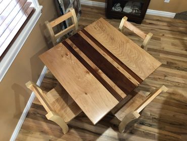 kid size table
kids table and chair
wood table and chairs
utah custom furniture
utah wood furnture
m