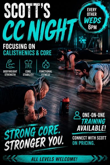 Scotts CC Class.  Cardio Fight Class.  Located in Livingston, TX gym and fitness.  A good core worko