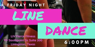Line Dance, cardio workout located in Livingston, TX at a 24hr gym and fitness center.