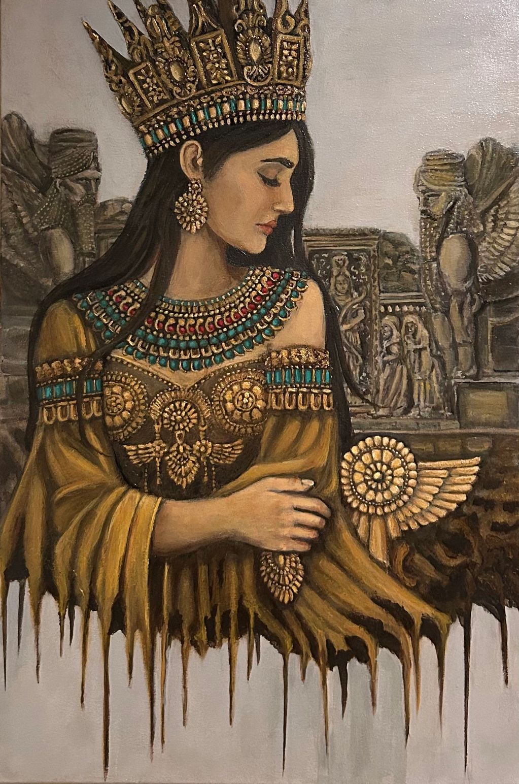 Crowned in Time
Acrylic on Canvas. 20 x30 in.
