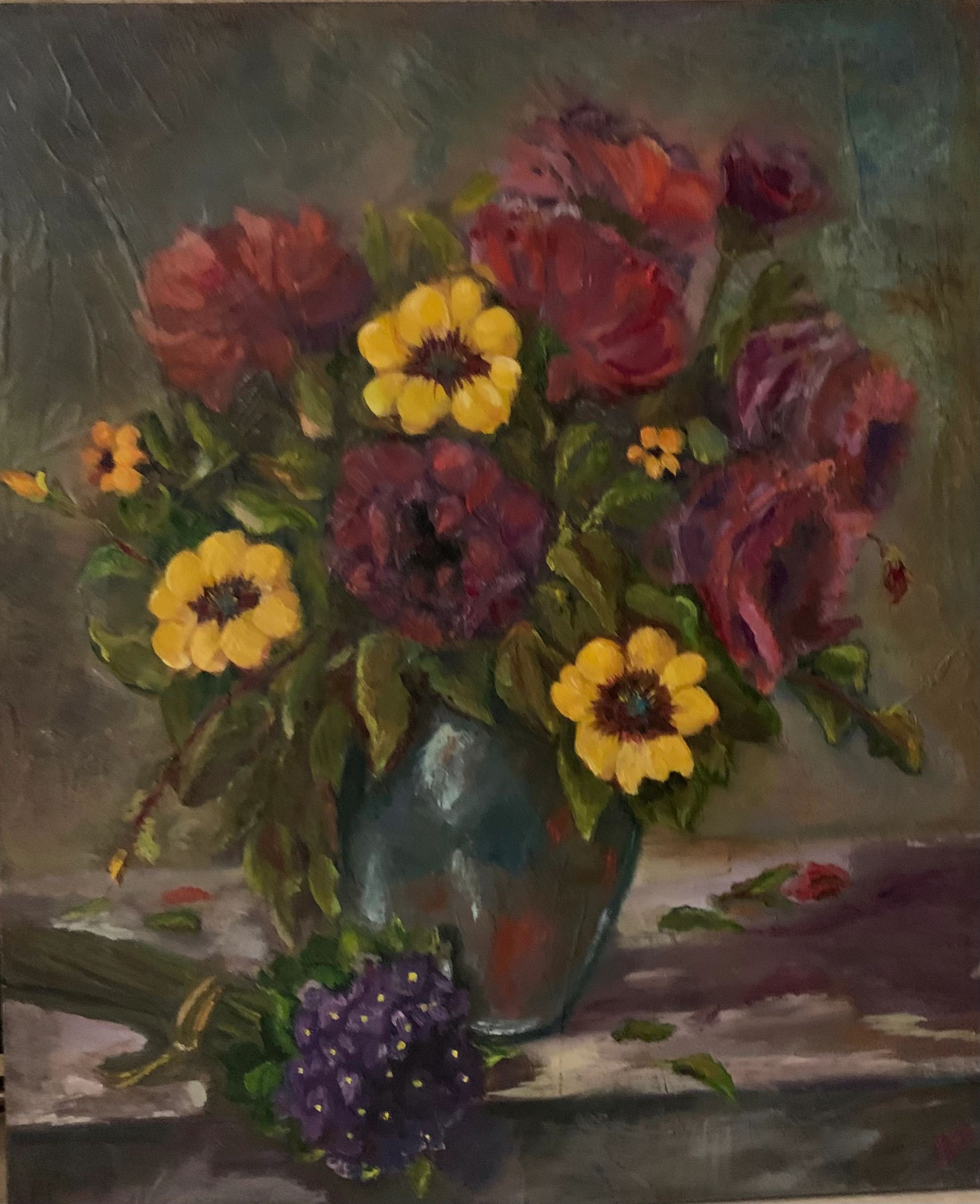 Flowers for Tina
oil on canvas. 18 x 24 in.