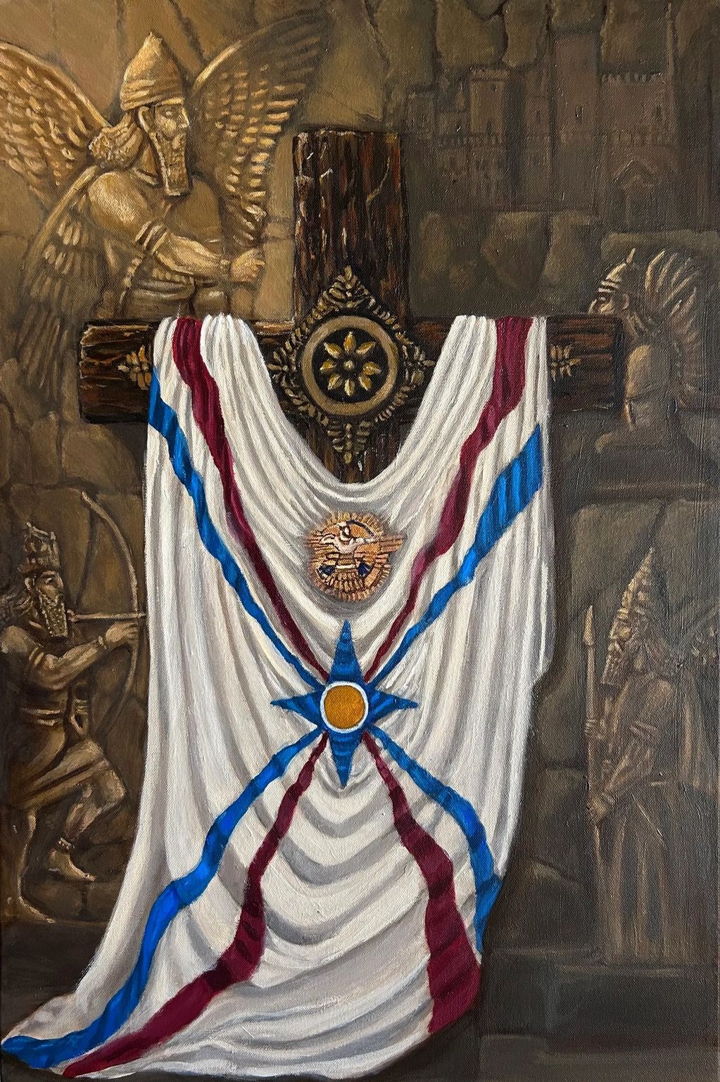Cross of the Ancestors
Acrylic on Canvas. 20 x30 in.