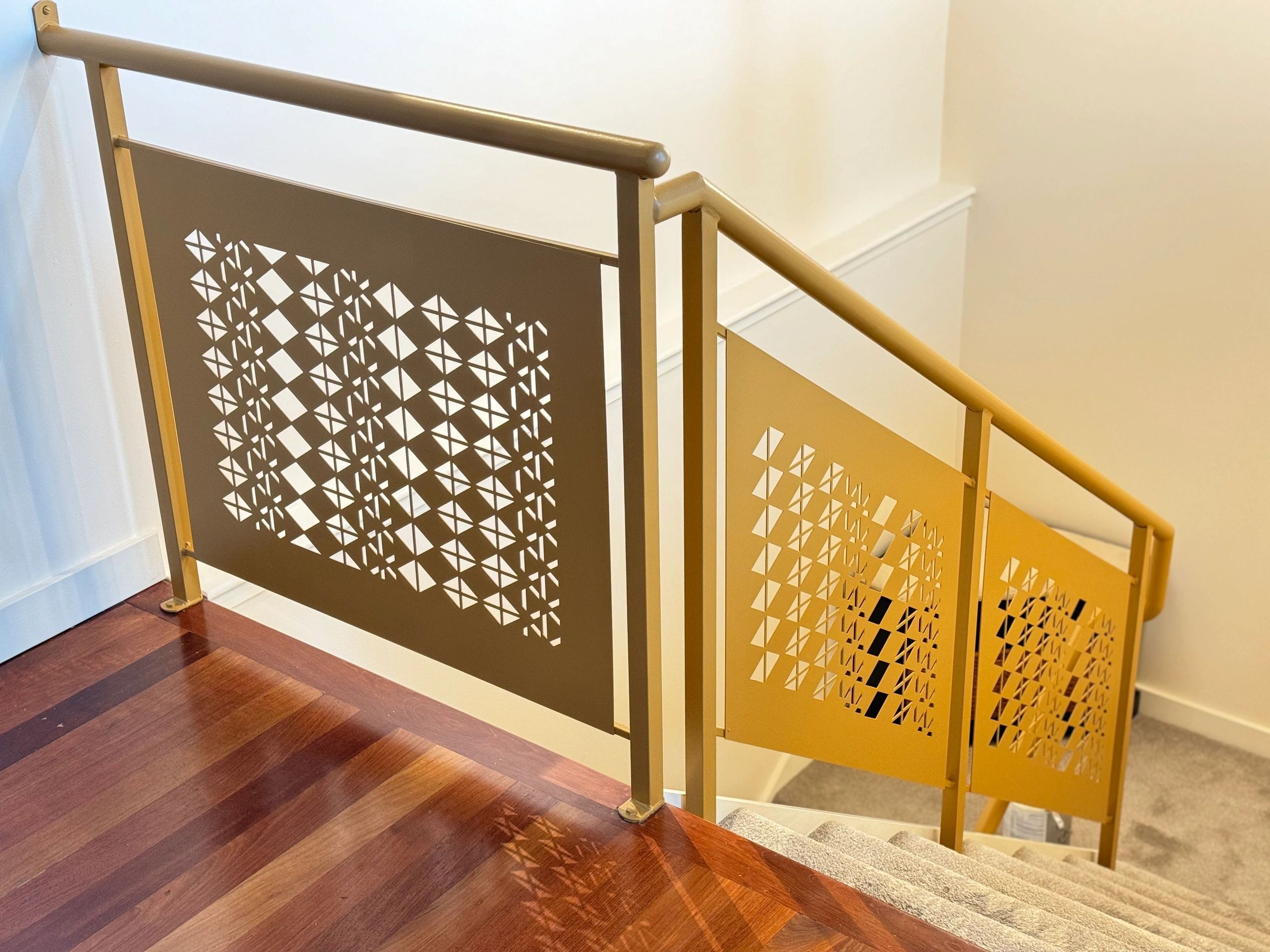 Potrero Hill Custom Steel Railing: Benjamin Moore Transformation