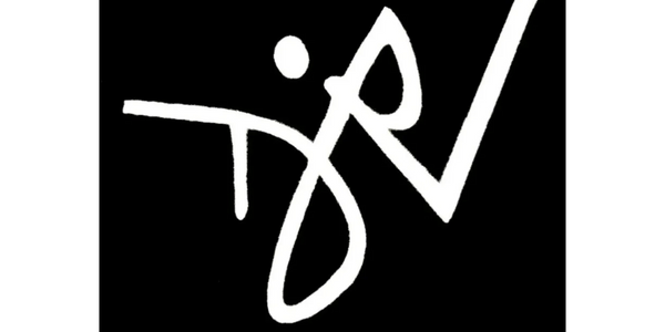 When I asked the Trademark Office if I could use my initials, I was forced to come up with our logo. 