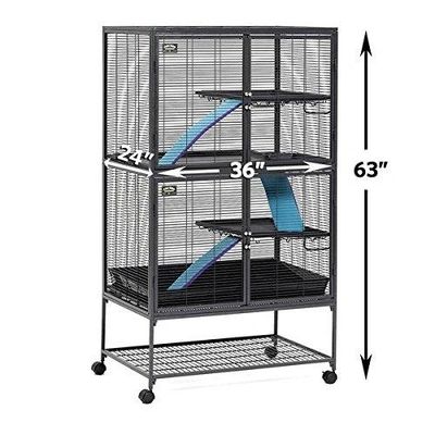 This is the Midwest Critter Nation Double Level cage that we use.. Click the image for more info