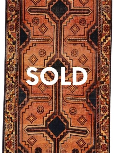 Antique Lori/Shiraz: Circa 1930's 4' 4" x 10' 0" $2,350.00