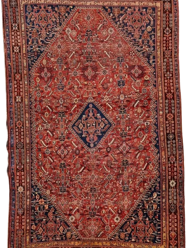 Antique Persian Qashqai (Circa 1880's) 5' 1" x 8' 1"