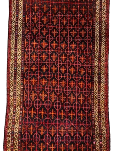 Antique Persian Abadeh (Circa 1930"s) 3' 7' x 6' 9"