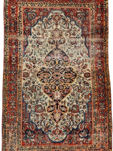 Antique Fereghan (Circa 1880's) 4' 2" x 6' 6" 