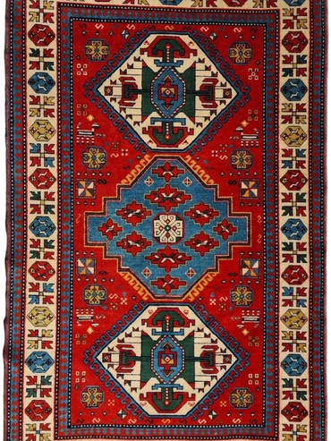 Armenian Kazak (Circa 1960's) 4' 7" x 7' 7" 