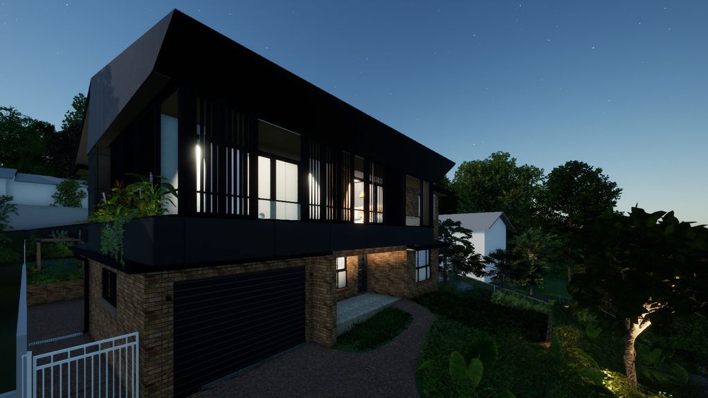 Custom design private residence with new first floor retreat overlooking national parkland.