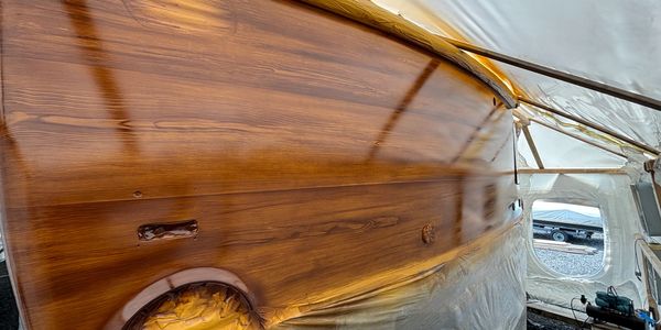 50 Viking transom before clear