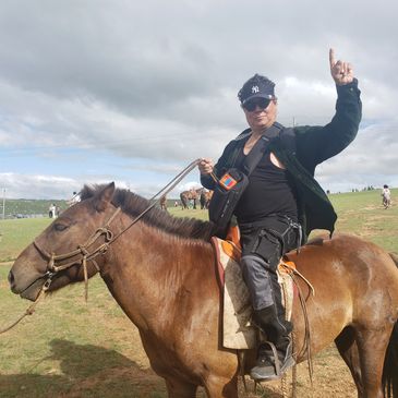 Kuch on Mongolian Horse