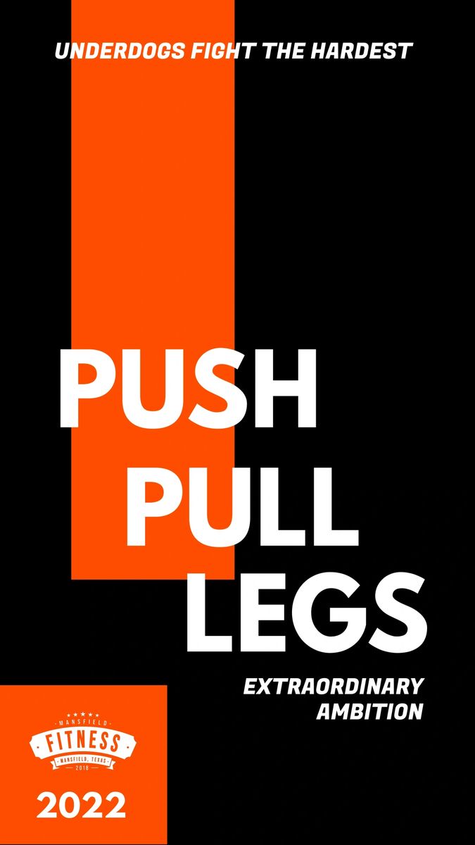 MF Push Pull Legs Workout Plan