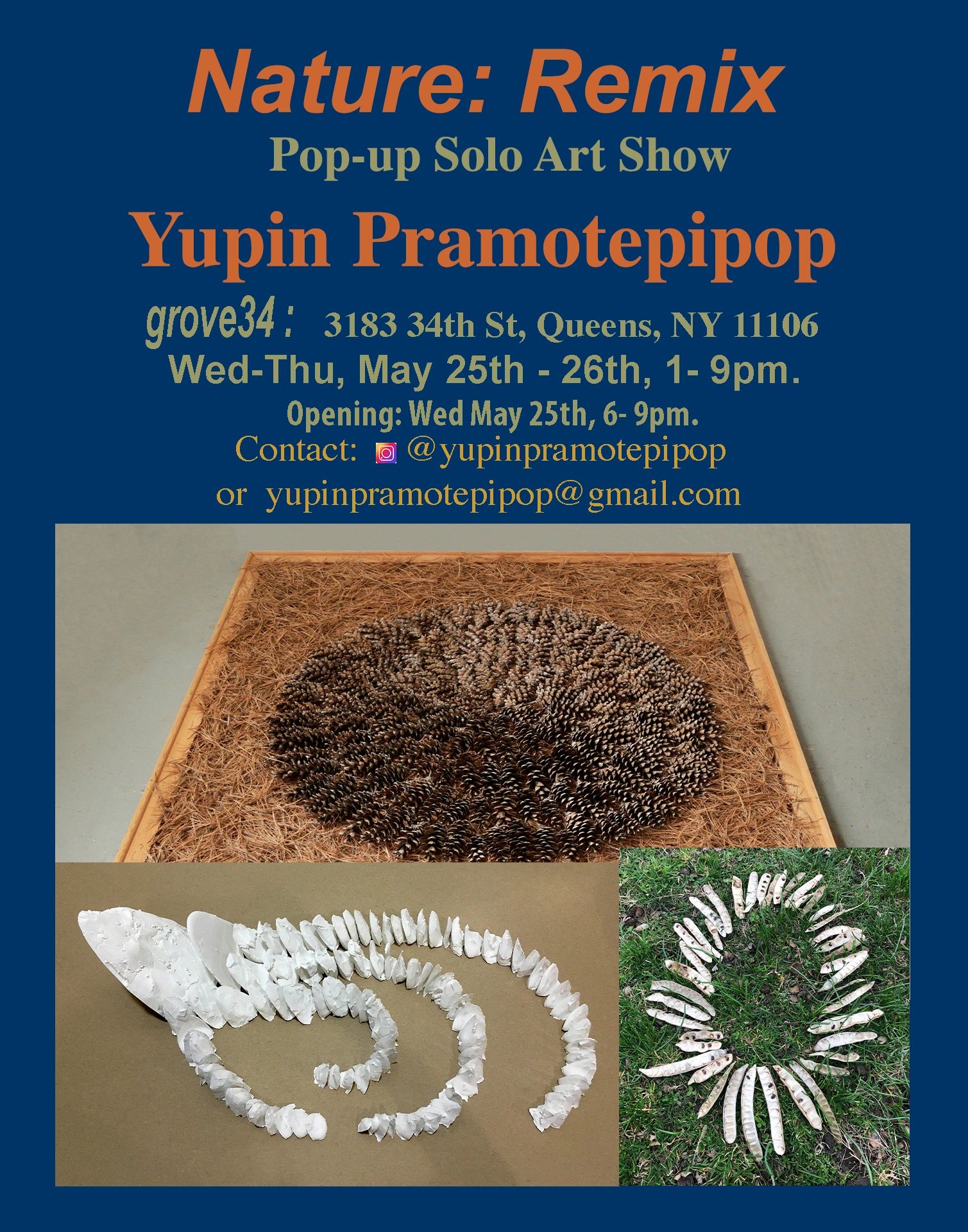 Nature:Remix pop-up art show by yupin pramotepipop