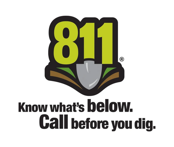 Call 811 or digline before digging