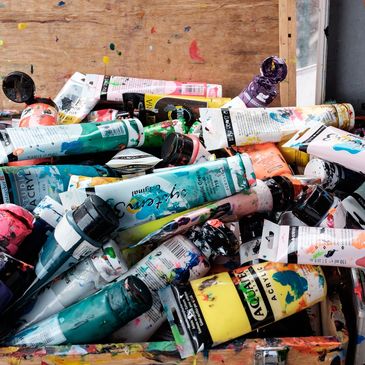 Acrylic paints and colors