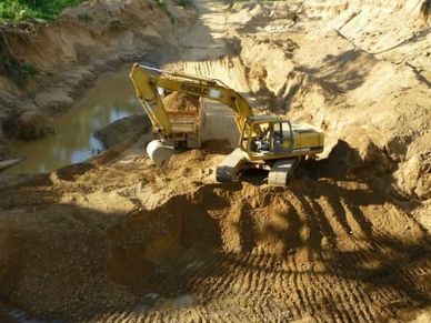 Road construction from Cattouse Construction Aggregates and Trucking