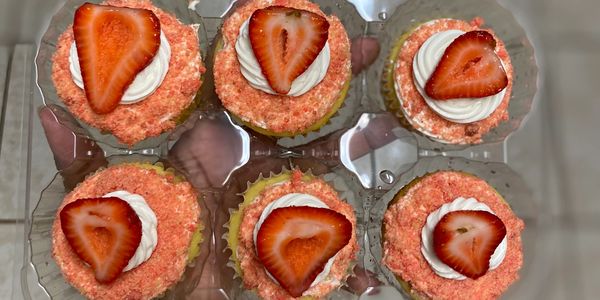 Strawberry crunch custom cupcakes in Richmond, Virginia (RVA)