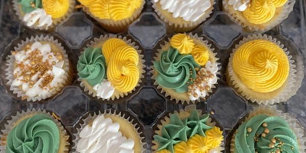 "Behold, The Green and Gold" Norfolk State University (NSU) custom cupcakes in Richmond, Virginia (R