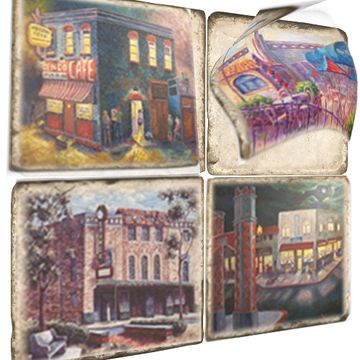 Art Prints-Marble Coasters-Norman Oklahoma-Heard Art Gallery