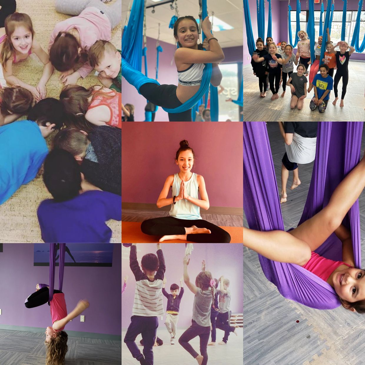 Kids, Tween & Teen Aerial Yoga Classes