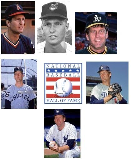 Tommy John and his MLB teams