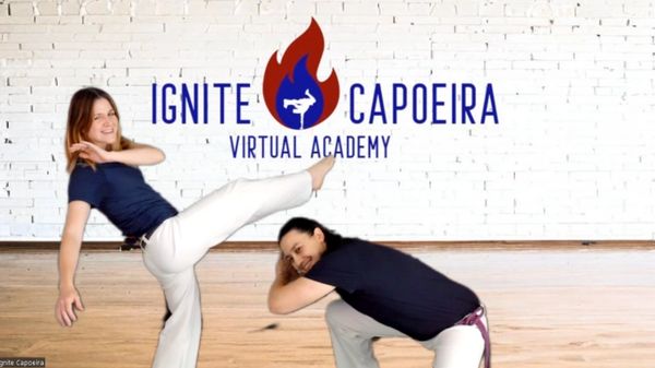capoeira family training online, virtual, fun fitness, martial arts instruction