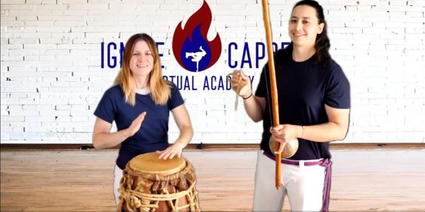 capoeira family training online, virtual, fun fitness, martial arts family online virtual, music