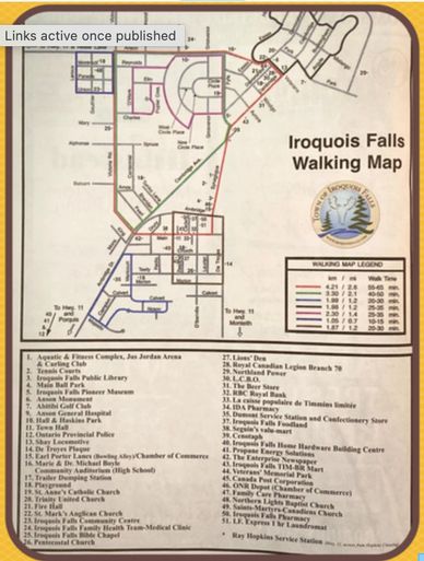 Town of Iroquois Falls Map