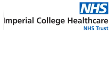 Imperial College Healthcare NHS Trust logo with blue NHS symbol.