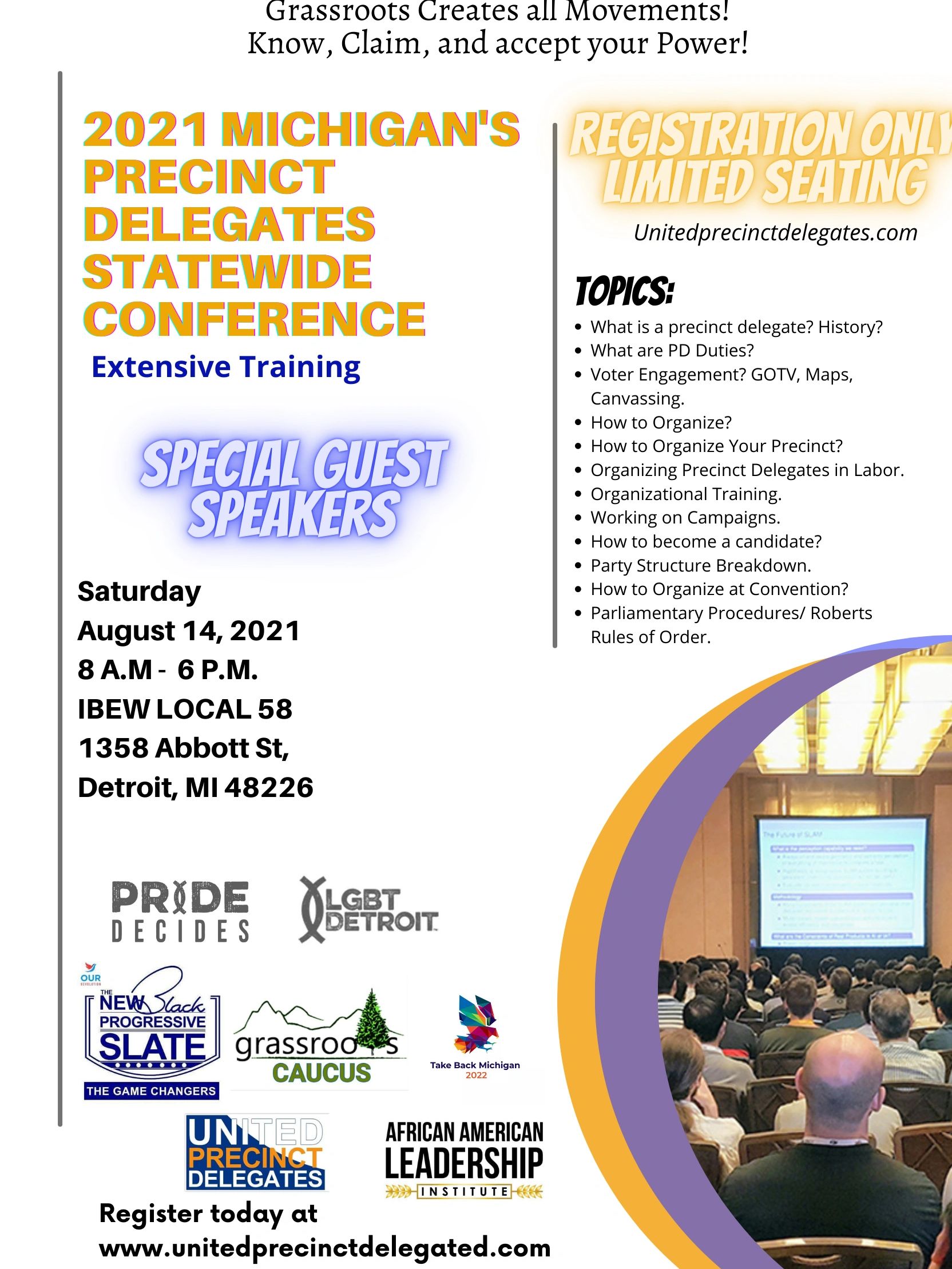 United Precinct Delegates Precinct Delegate, Training, Organizing