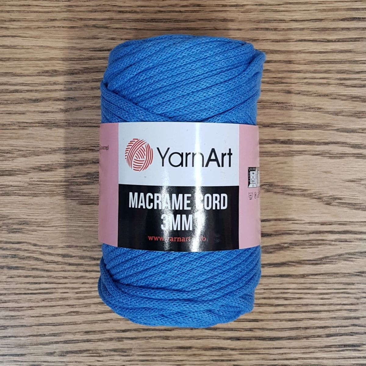 YarnArt Macrame Cord 3mm braided cotton cord 1 roll 250g colour 786