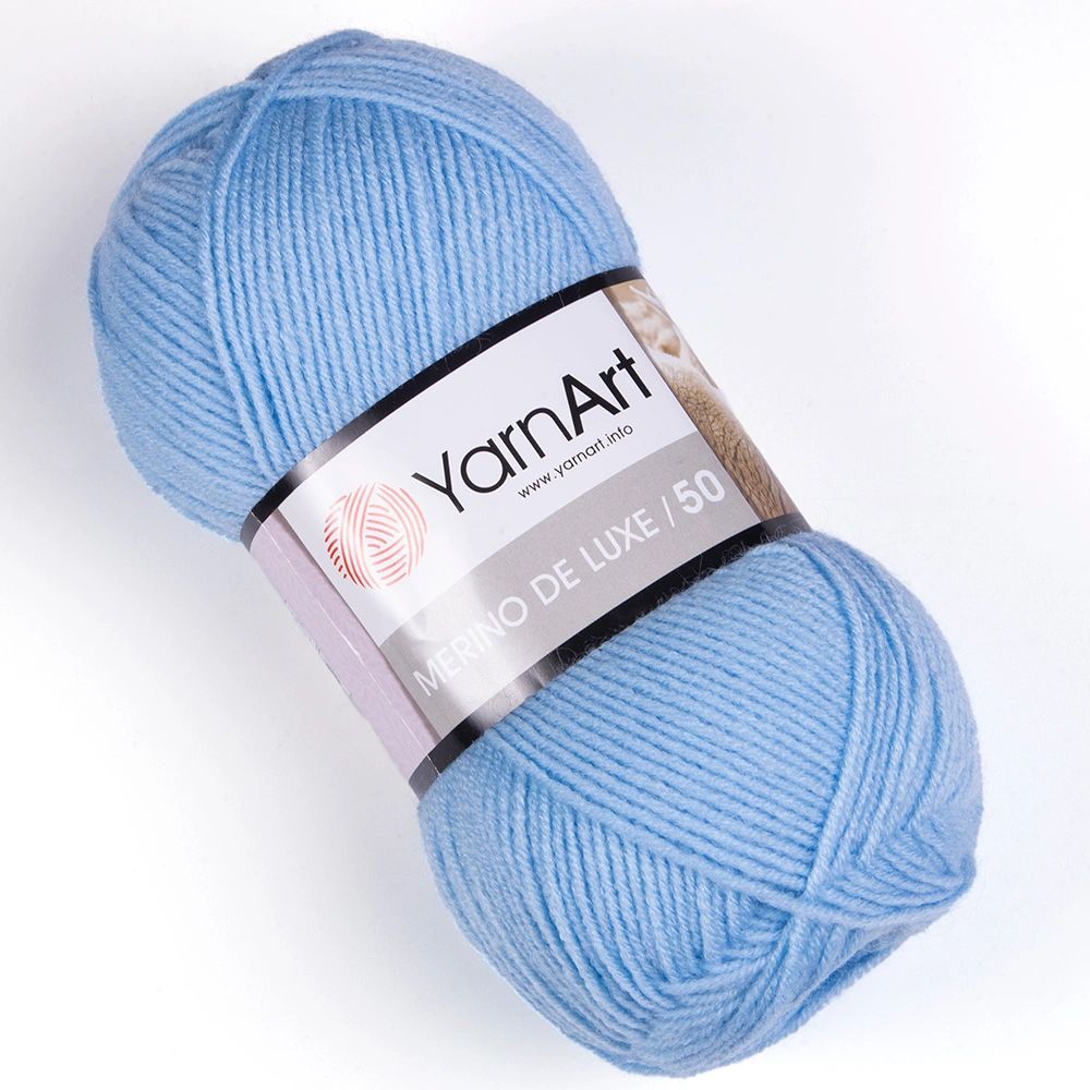 YarnArt Merino De Luxe 50, blue 215