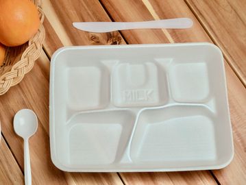 5 Compartment Foam Plate